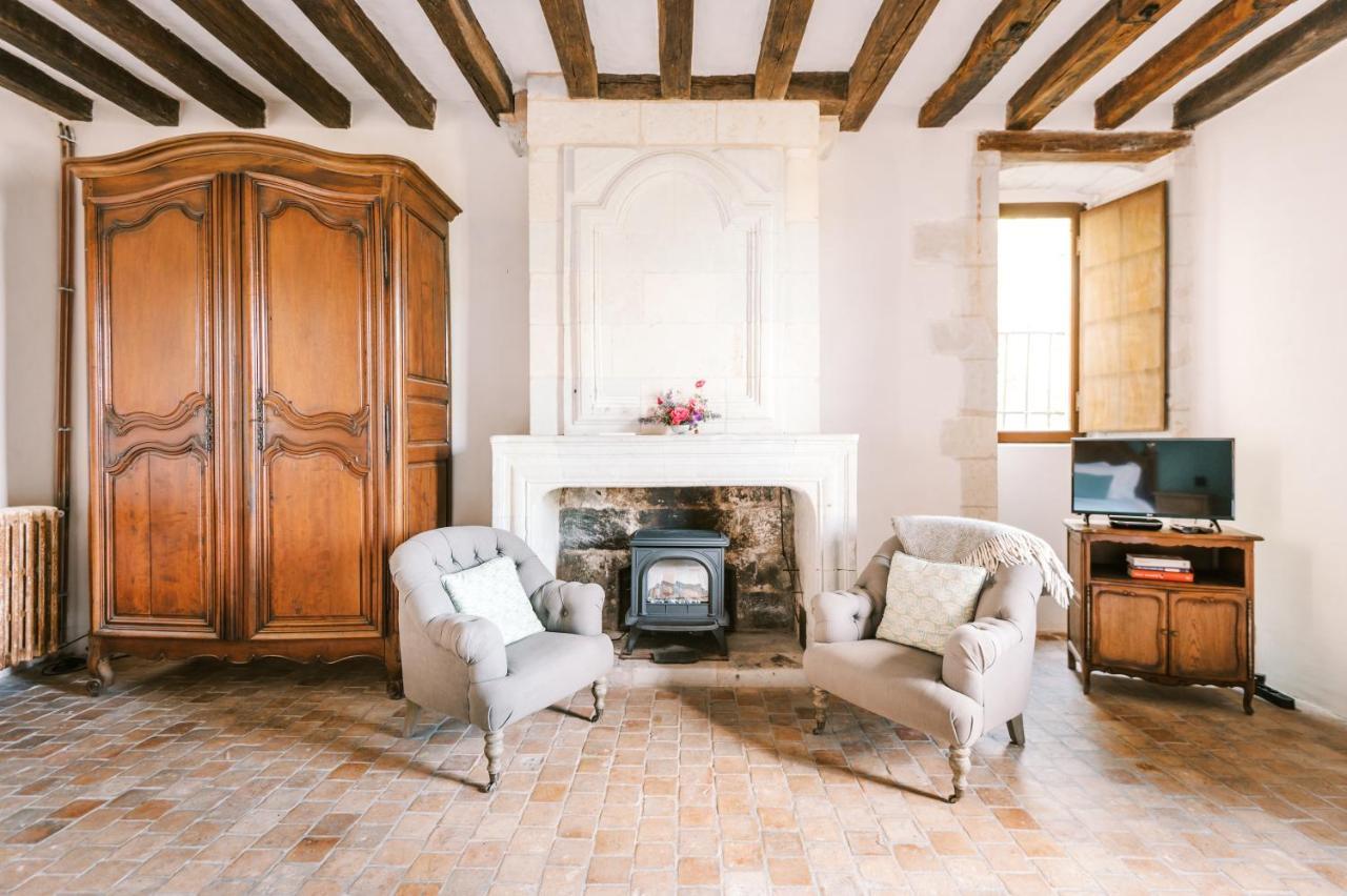 Manoir De Jouralem Bed & Breakfast Blaison Bagian luar foto
